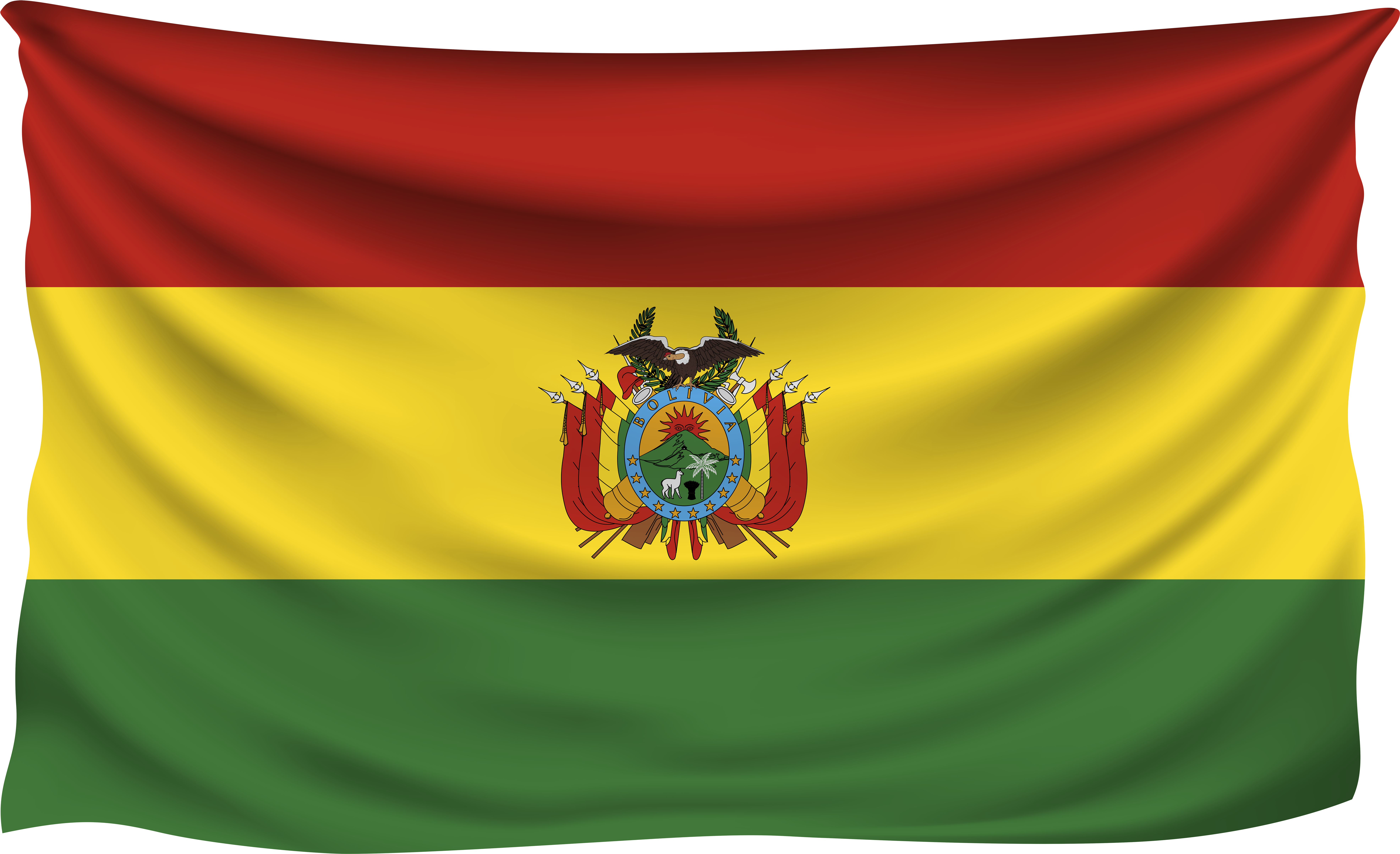 Bolivia Flag Png (8000x4919), Png Download