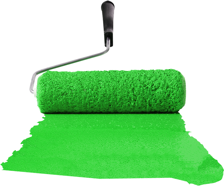 Paint Roller - Transparent Paint Roller Png (900x638), Png Download