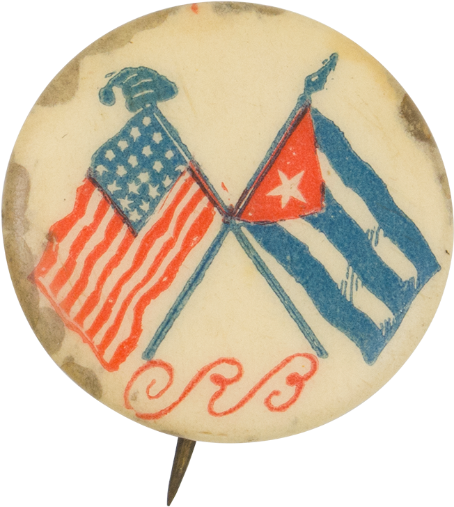 United States And Cuba Flags - Pottery (1000x847), Png Download