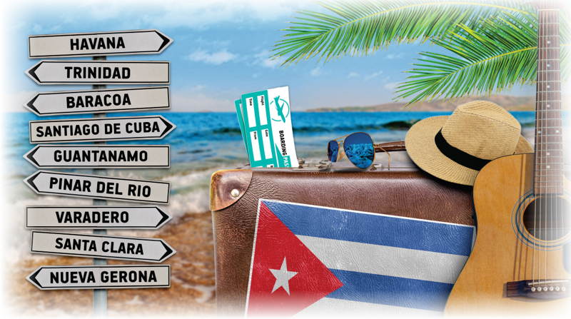 Valigia Cuba (800x447), Png Download