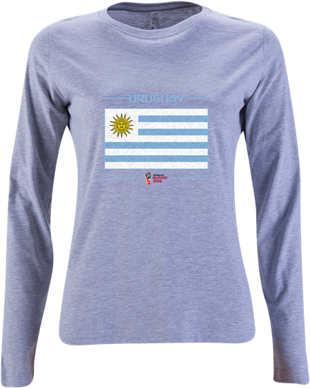 Uruguay 2018 Fifa World Cup Russia™ Flag Womens Long - 2018 World Cup (600x600), Png Download