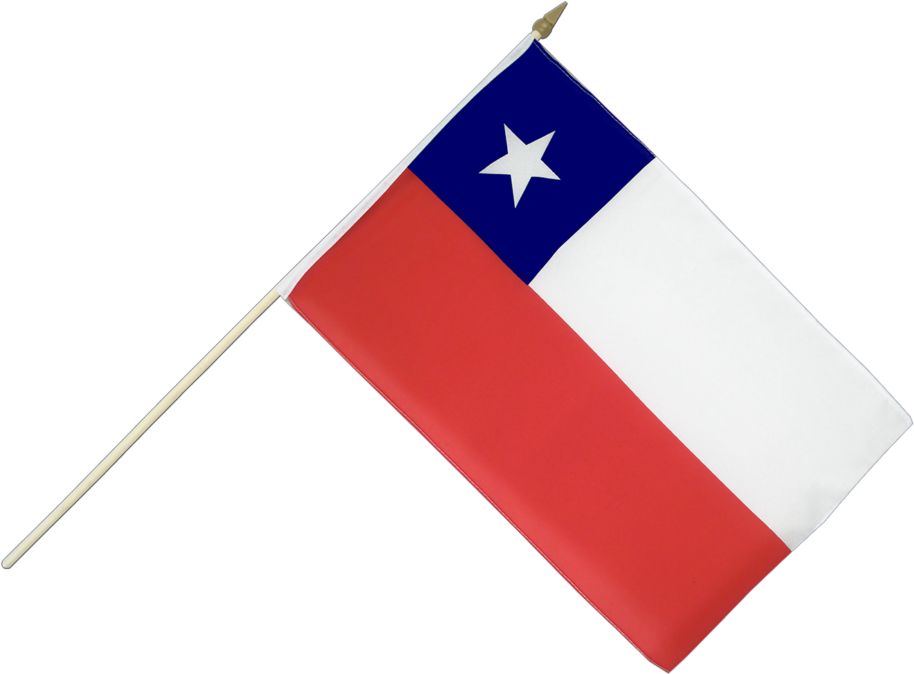 Hand Waving Flag 12x18" - Chile Hand Waving Flag - 12x18" (1500x1260), Png Download