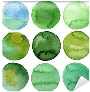 Watercolor Hand Painted Circles Collection Wall Mural - Melissa Van Hise Colorsphere Iv Framed Painting Print (400x400), Png Download