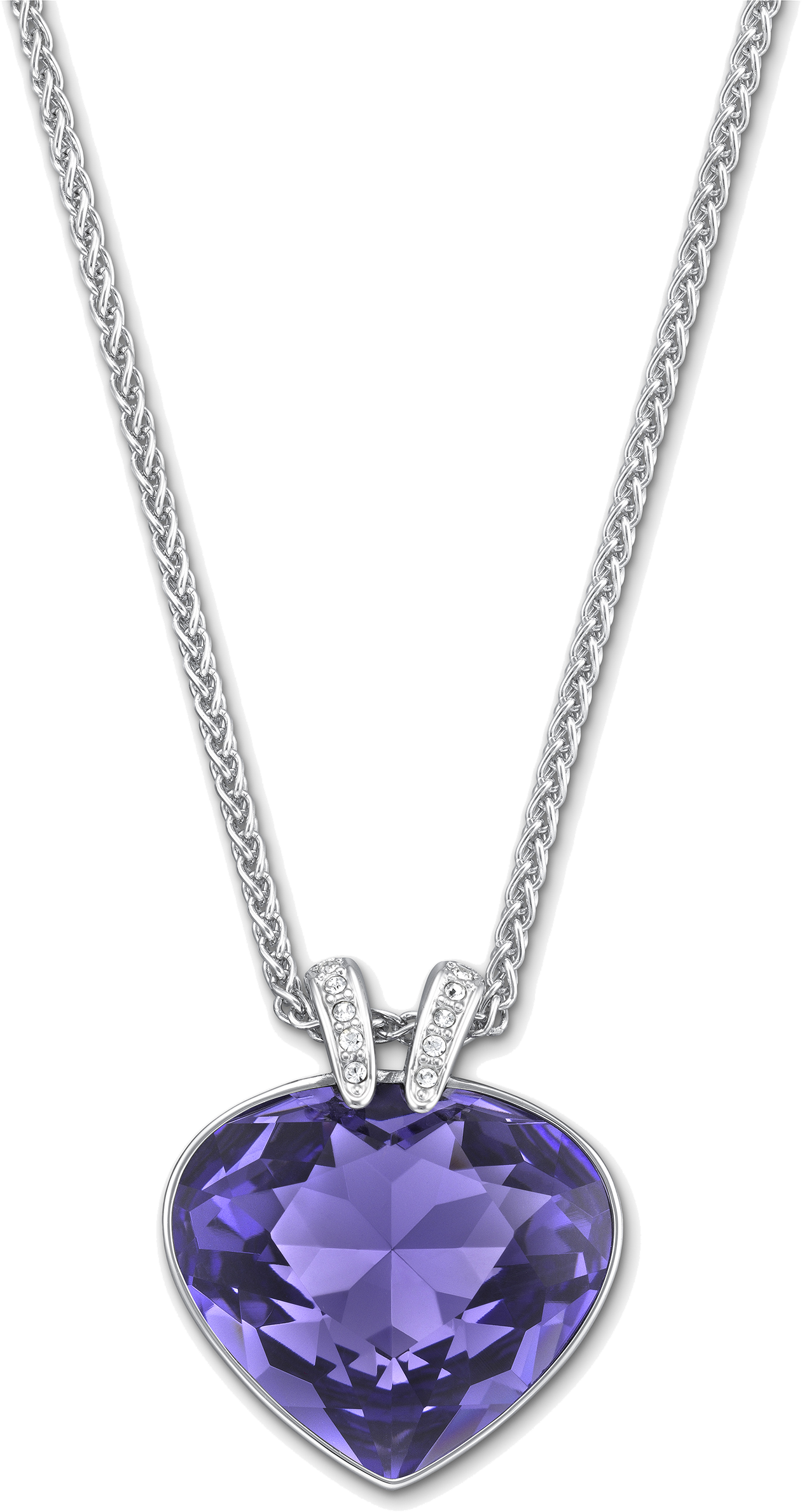 Earrings With Purple Diamonds Png Clipart - Oceanic Pendant Swarovski (1261x2376), Png Download