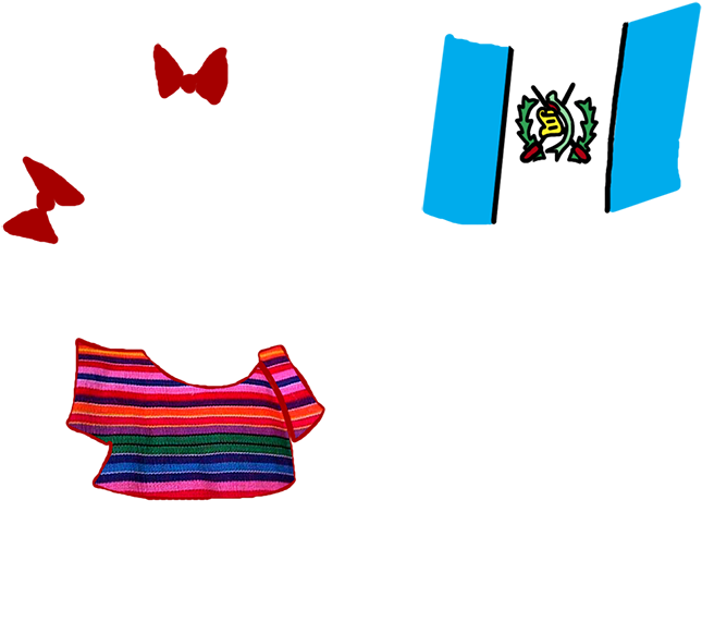 Personalized Adoption Flag Baby Ornament Girl Mandys (1000x1000), Png Download