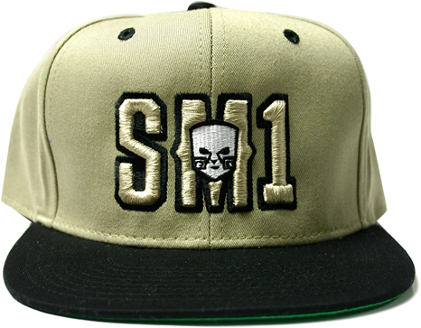 Someone Sm1 Snap Kaky-black Hat - Black Hat (543x544), Png Download