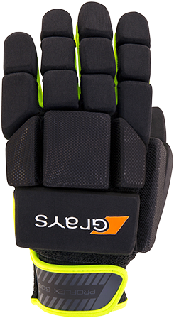 Grays Hockey Gloves G600 Proflex Neon Black Back - Grays Touch Pro Hockey Glove (450x450), Png Download