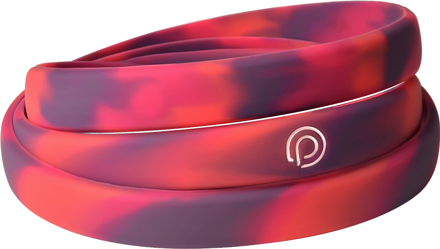 Boston Mix, Triple Wrap, Silicone Bracelet W/ Magnet - Triple Wrap Bracelet (1500x1500), Png Download