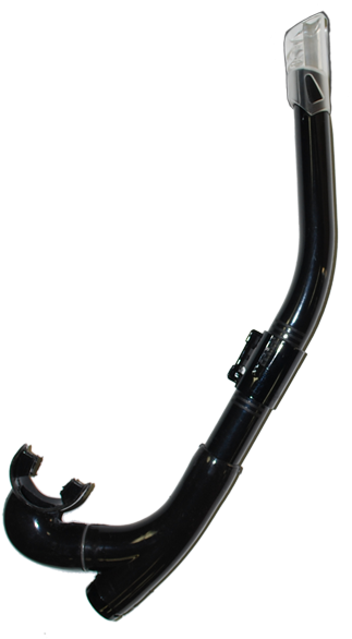 Gull Black Silicone Snorkel - Silicone (1000x600), Png Download