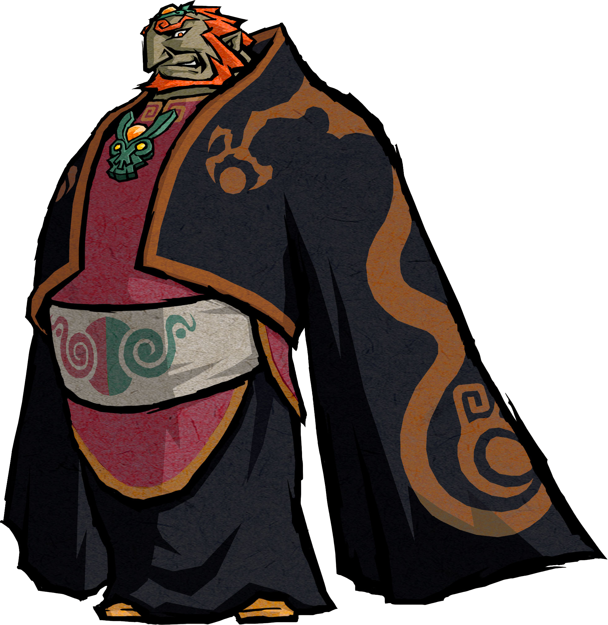 Ganondorf Artwork The Wind Waker - Ganondorf Wind Waker (1971x2027), Png Download