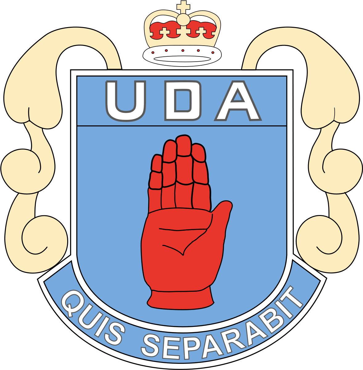 Ulster Defence Association Symbol (1200x1224), Png Download