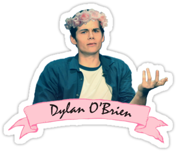 Boy, People, And Teen Wolf Image - Dylan O Brien Sticker Png (375x360), Png Download