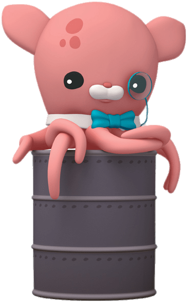 Download - Octonauts Inkling (517x609), Png Download