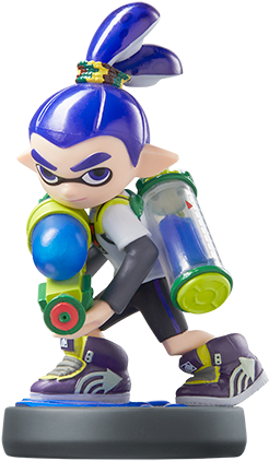 Amiibo Images Inkling Boy Amiibo Wallpaper And Background - Amiibo Boy (splatoon Series) (500x537), Png Download