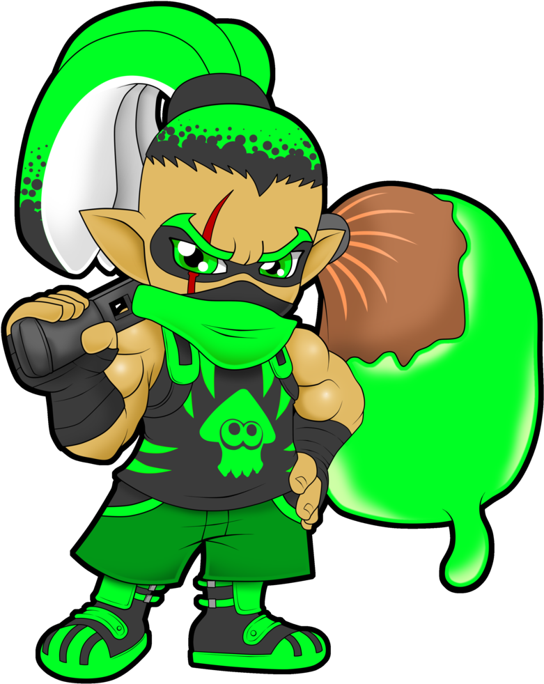 Gecko Inkling By Thegeckoninja - Deviantart (1024x1024), Png Download