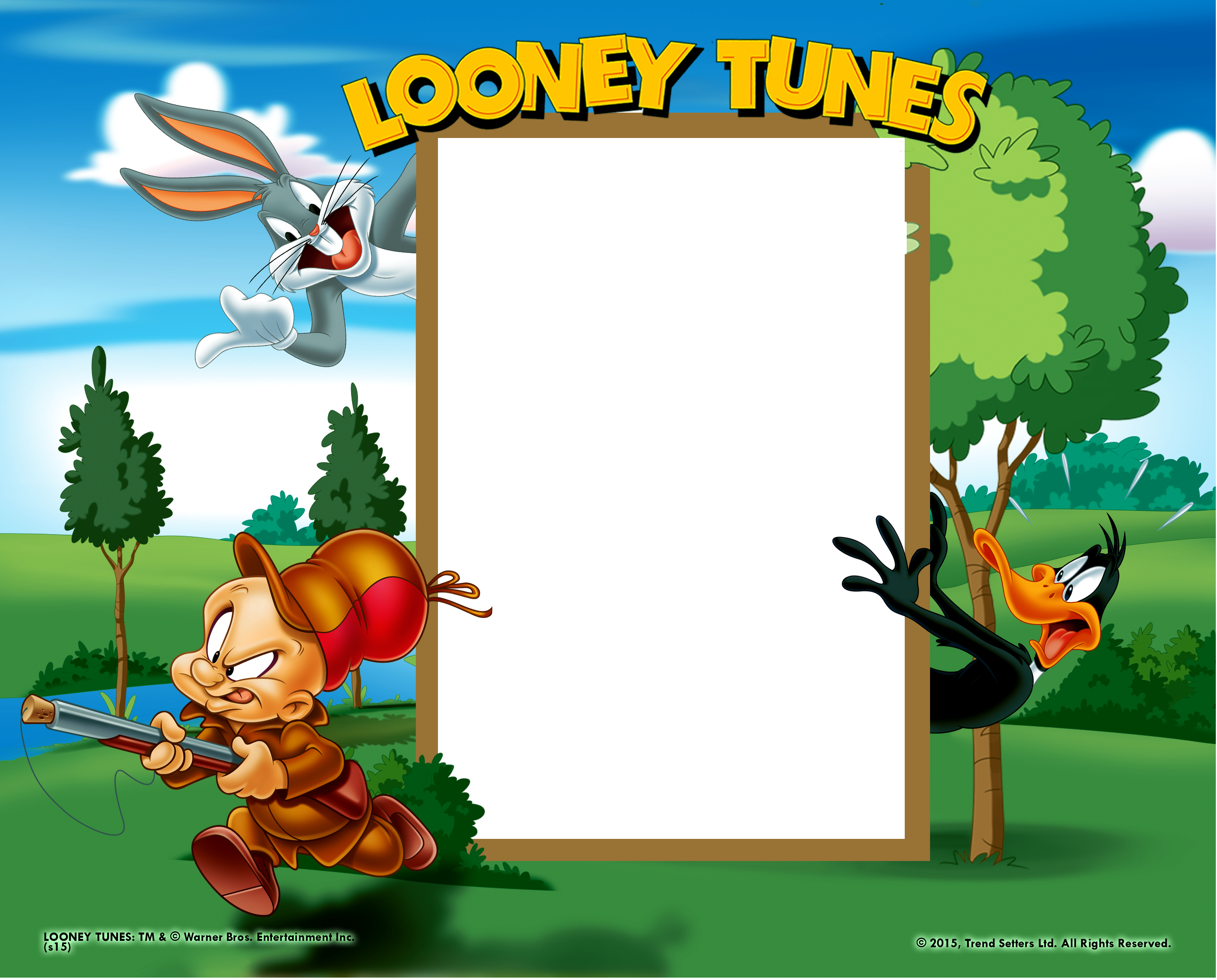 Be Vewy, Vewy Quiet, And With This 10” X 8” Personalized - Looney Tunes (3079x2479), Png Download
