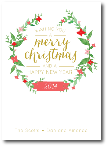 Showing > Christmas Wreath Watercolor - Deer Charity Cards Sold In Aid Of Marie Curie (396x540), Png Download