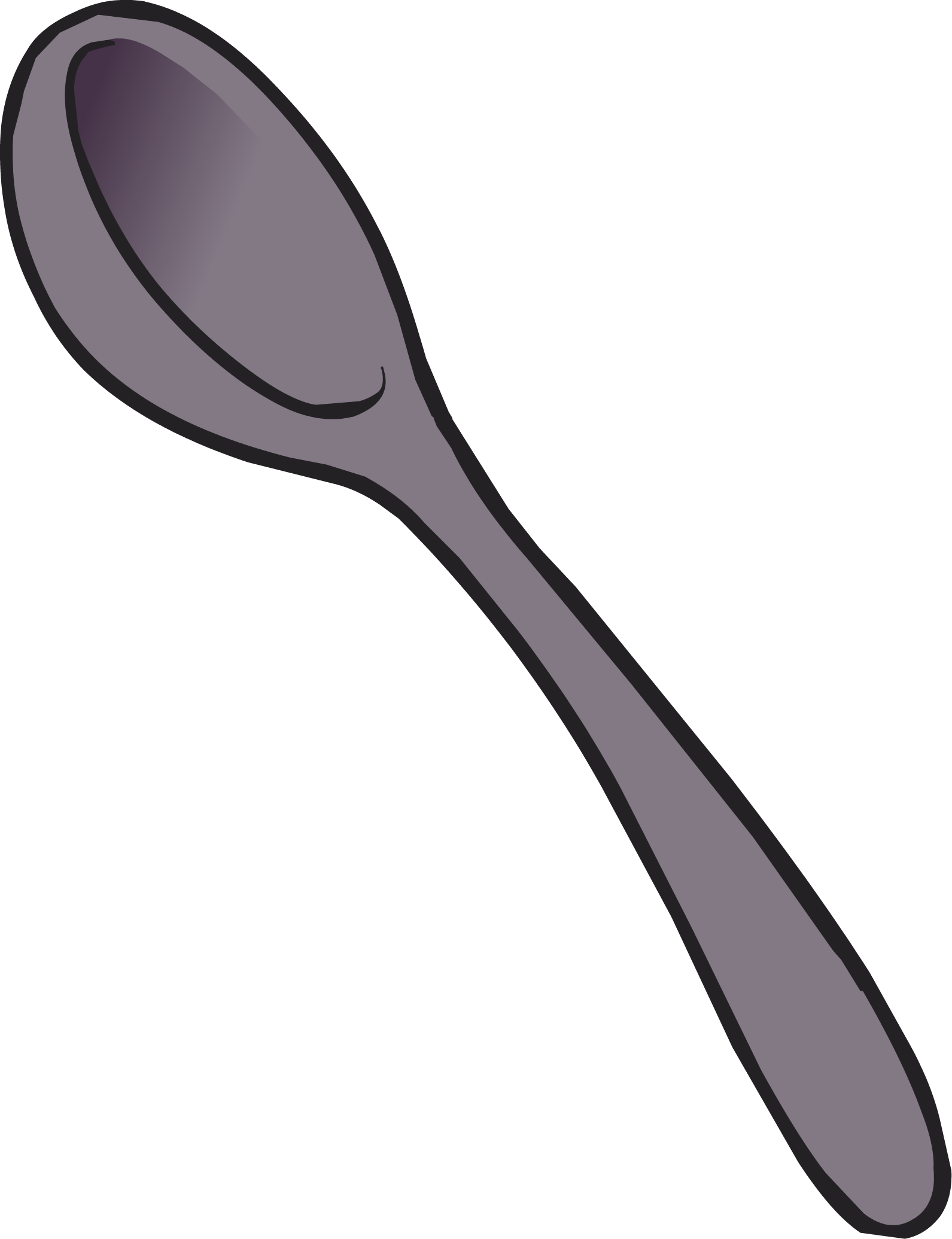 My Spoon Icon - Club Penguin Spoon (1591x2071), Png Download