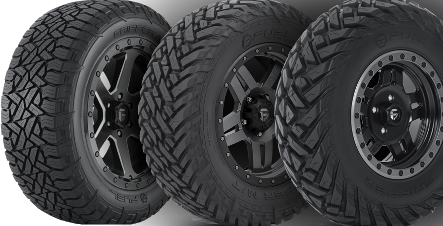 Gripper M/t - A/t - Utv - Fuel Offroad Mud Terrain Gripper Lt Tire 37x13.50r24 (894x456), Png Download
