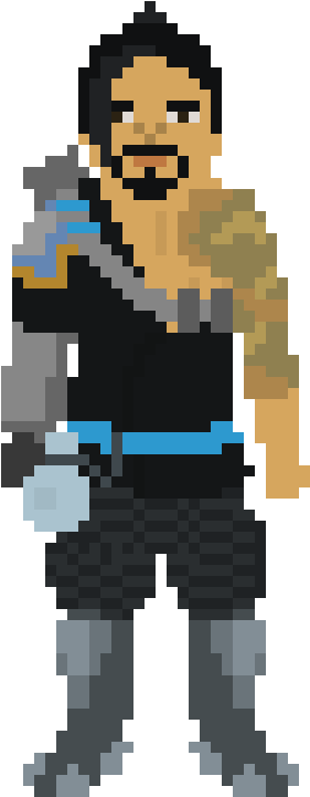 Hanzo - Doom 4 (680x810), Png Download
