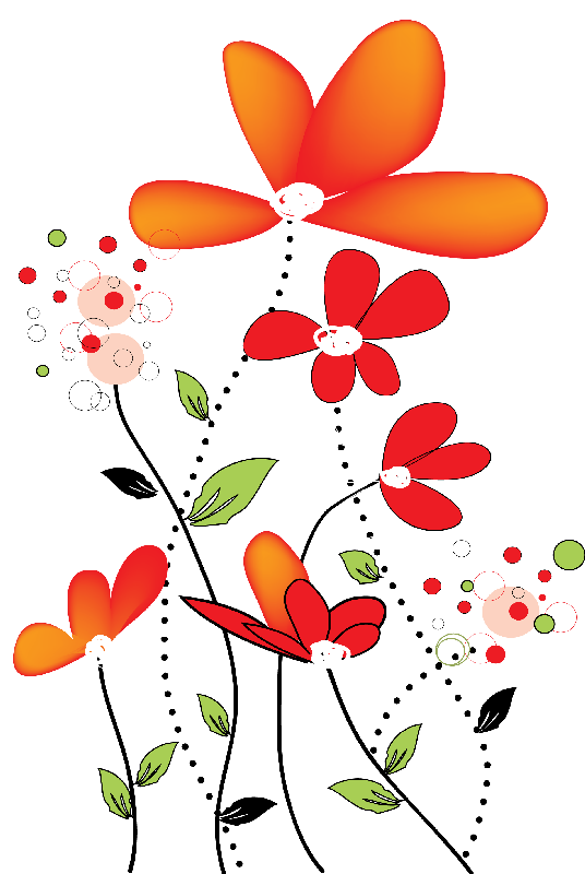 Resultado De Imagen De Flores Png - Dibujo De Flores Con Color Png (536x800), Png Download