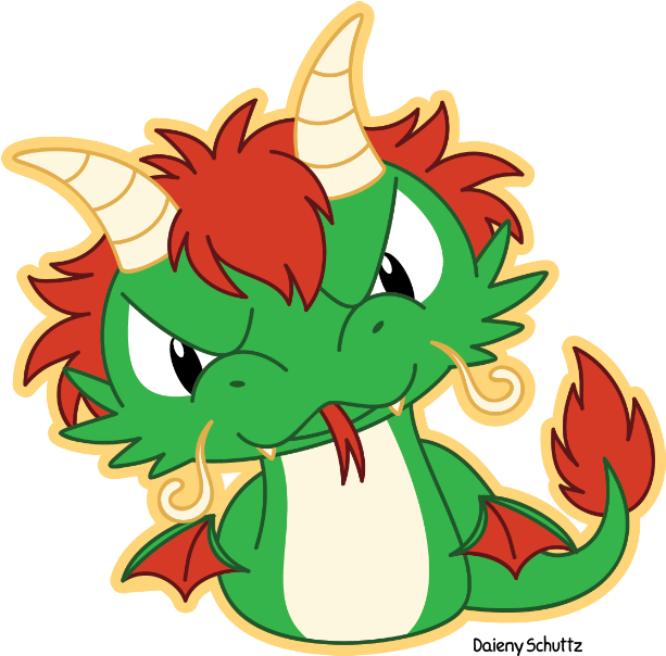 Chibi Chinese Dragon By Daieny On Deviantart Png Transparent - Chinese Dragon Chibi (666x650), Png Download