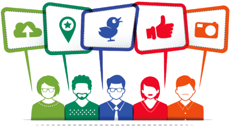 Svg Free Library Marketing Free On - Social Media Marketing Clipart (475x262), Png Download