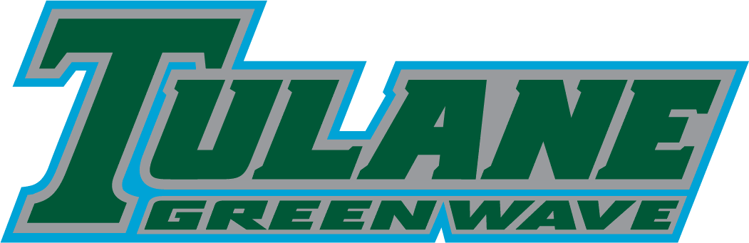 Tulane Green Wave Wordmark - Tulane Green Wave (1051x341), Png Download