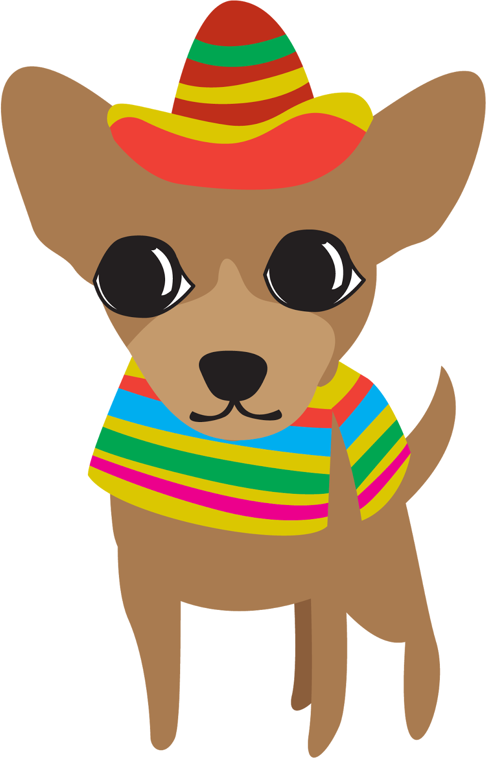 Jpg Royalty Free Chihuahua Free On Dumielauxepices - Cinco De Mayo Clip Art Png (1062x1600), Png Download