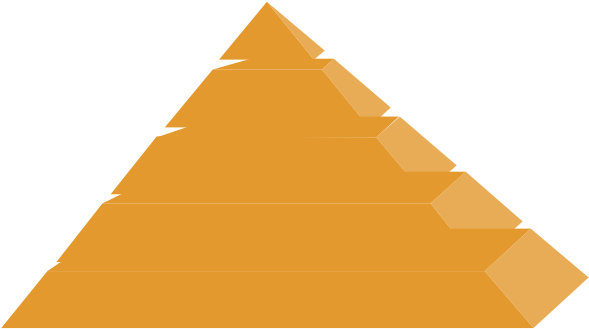 Pyramid Png - Pyramid Clip Art (600x342), Png Download