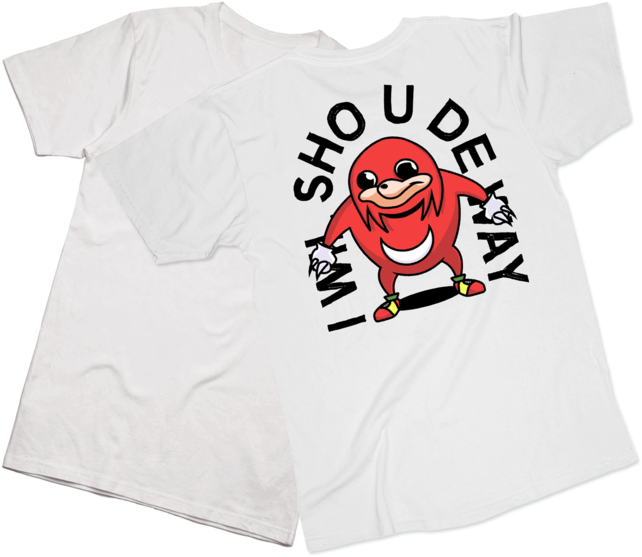 Ugandan Knuckles Tee - Cartoon (700x700), Png Download