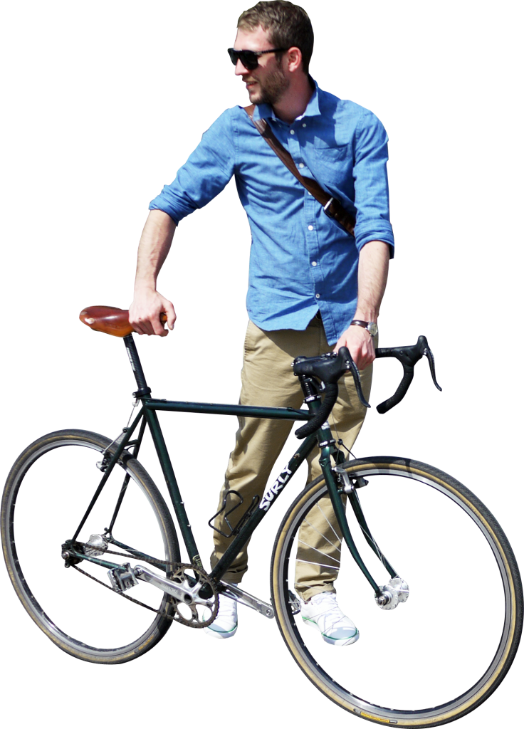 Photoshop People Biking (736x1024), Png Download