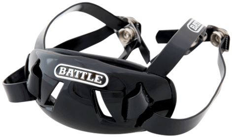 Battle Adult Black Chrome Hard Chin Strap - Strap (480x480), Png Download