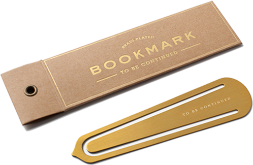 To Be Continued Brass Bookmark - Bookmark (600x600), Png Download