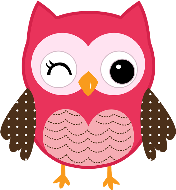 Owl Pink Png - Cute Owl Png (640x640), Png Download