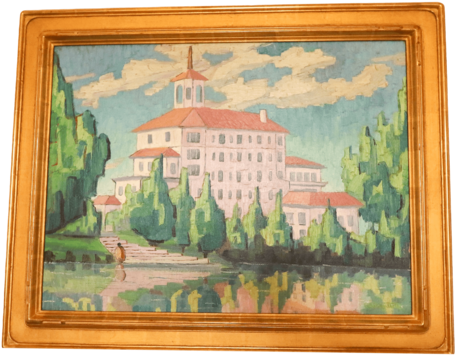 The Antique Shop Paintings Painting - Hotel (480x480), Png Download