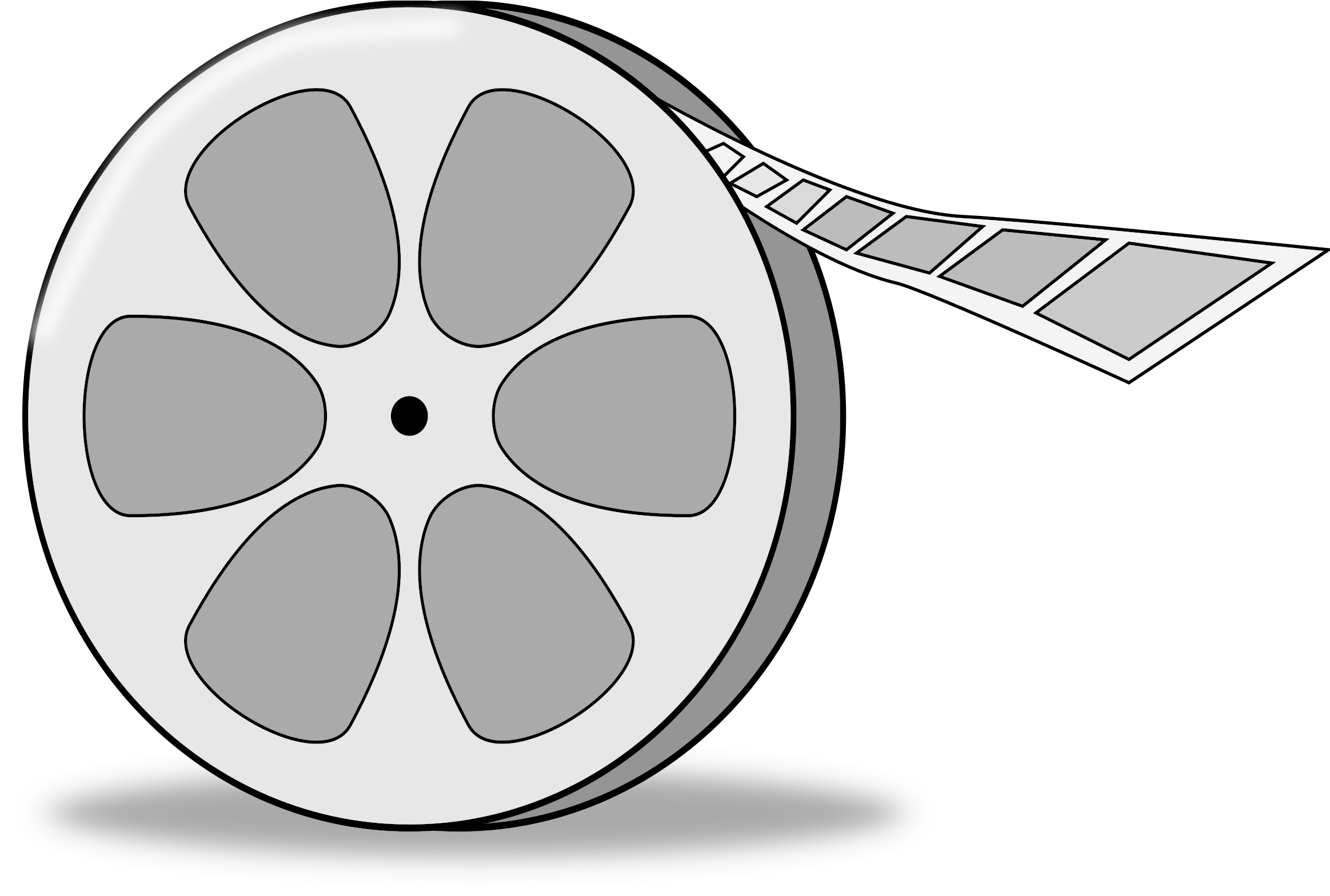 Film Reel Png - Movie Reel Clipart (2400x1579), Png Download
