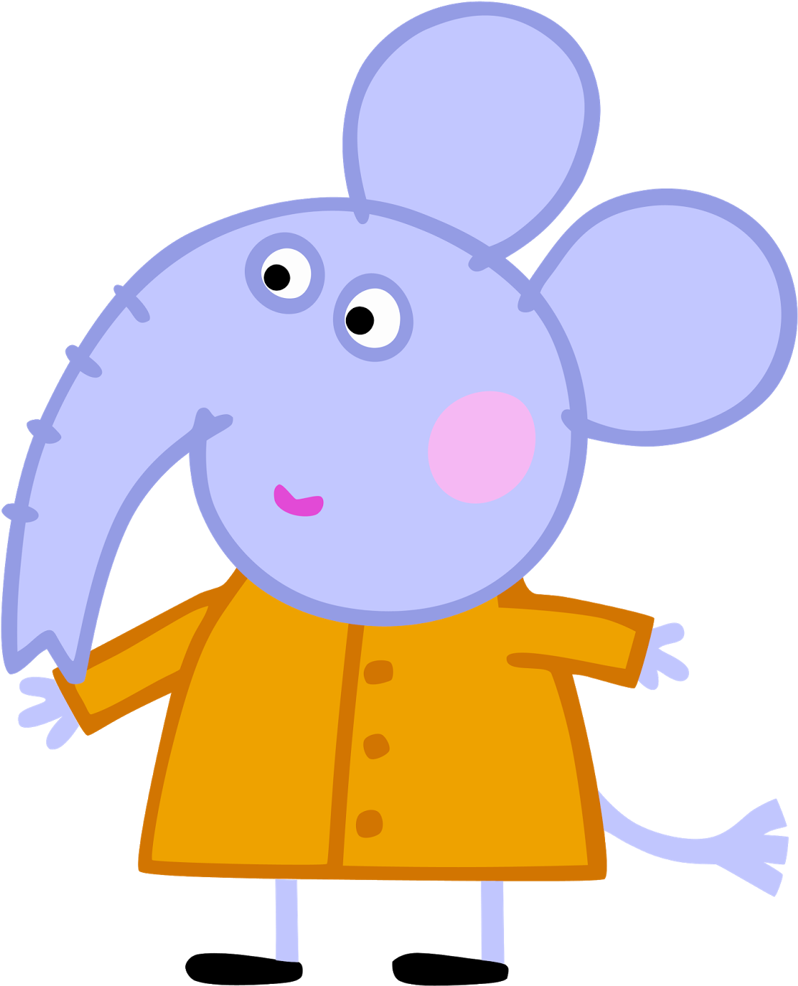 Emily Elephant 1 - Peppa Pig Elephant Png (1306x1600), Png Download