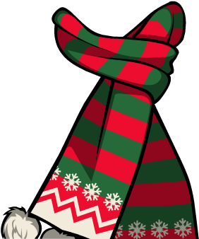 Santa Scarf Female - Santa Claus (800x800), Png Download