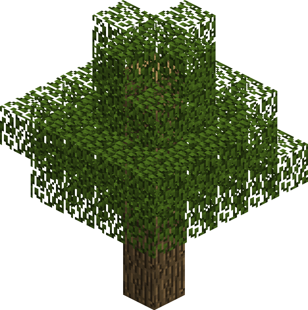 Oaktree - Minecraft Tree Png (633x637), Png Download