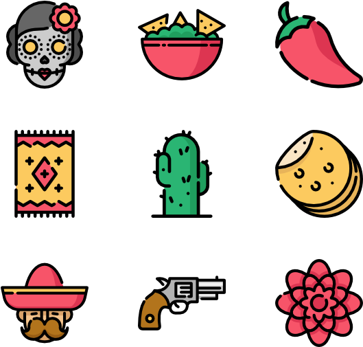 Mexico - Iconos Mexico Png (600x564), Png Download