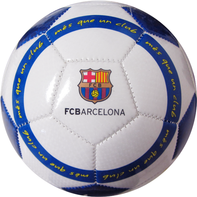 Barca Soccer Ball Png (639x640), Png Download