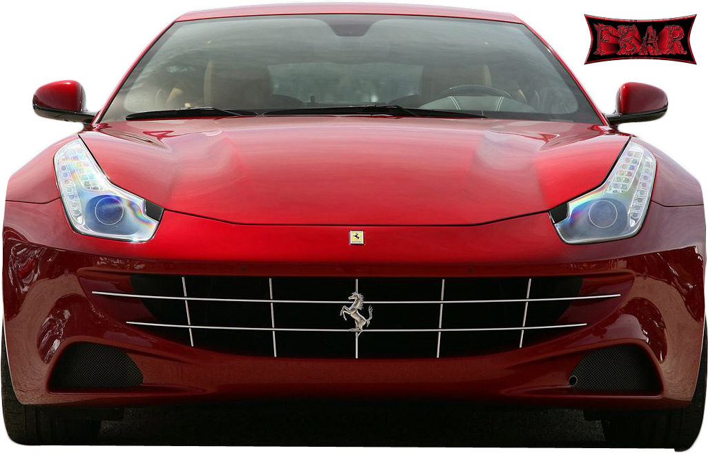 Ferrari Clipart Red Car - Ferrari Frente Png (1024x679), Png Download