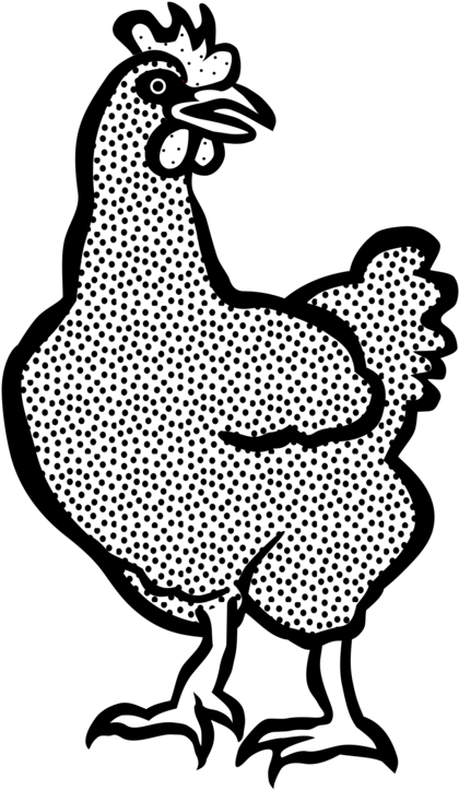 Chicken As Food Drawing Coloring Book Rooster - Chicken (703x750), Png Download