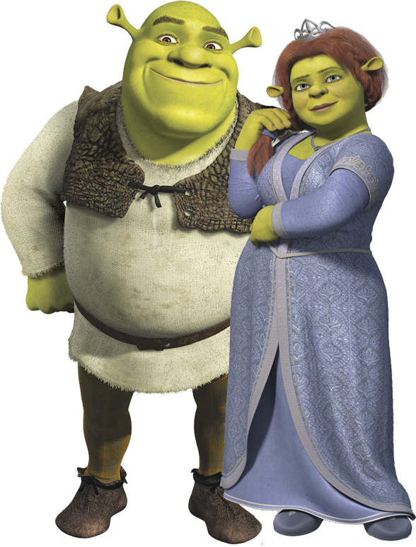Free Png Shrek And Fiona Png Images Transparent - Shrek Png (480x631), Png Download
