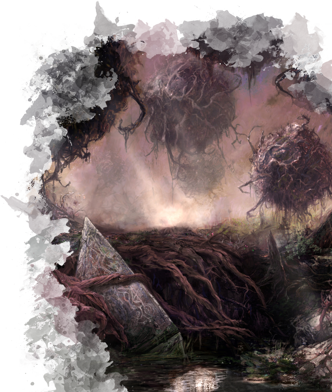 Many Are Too Small To Be A Threat To Intelligent Creatures, - Swamp (full Art) - D - Zendikar - Magic: The Gathering (1224x1584), Png Download