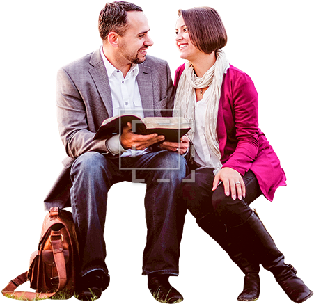 Parent Category - Couple Sitting On Chair Png (450x450), Png Download