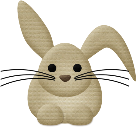 Aw Woodland Bunny Animals Clip Art Pinterest Bunny - Rabbit (456x419), Png Download