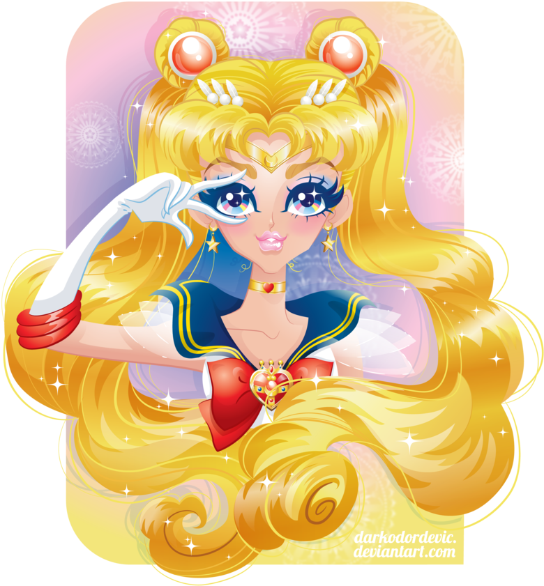 Pretty Soldier, Sailor Moon My Dearest Usagi Tsukino - Sailor Moon (800x892), Png Download