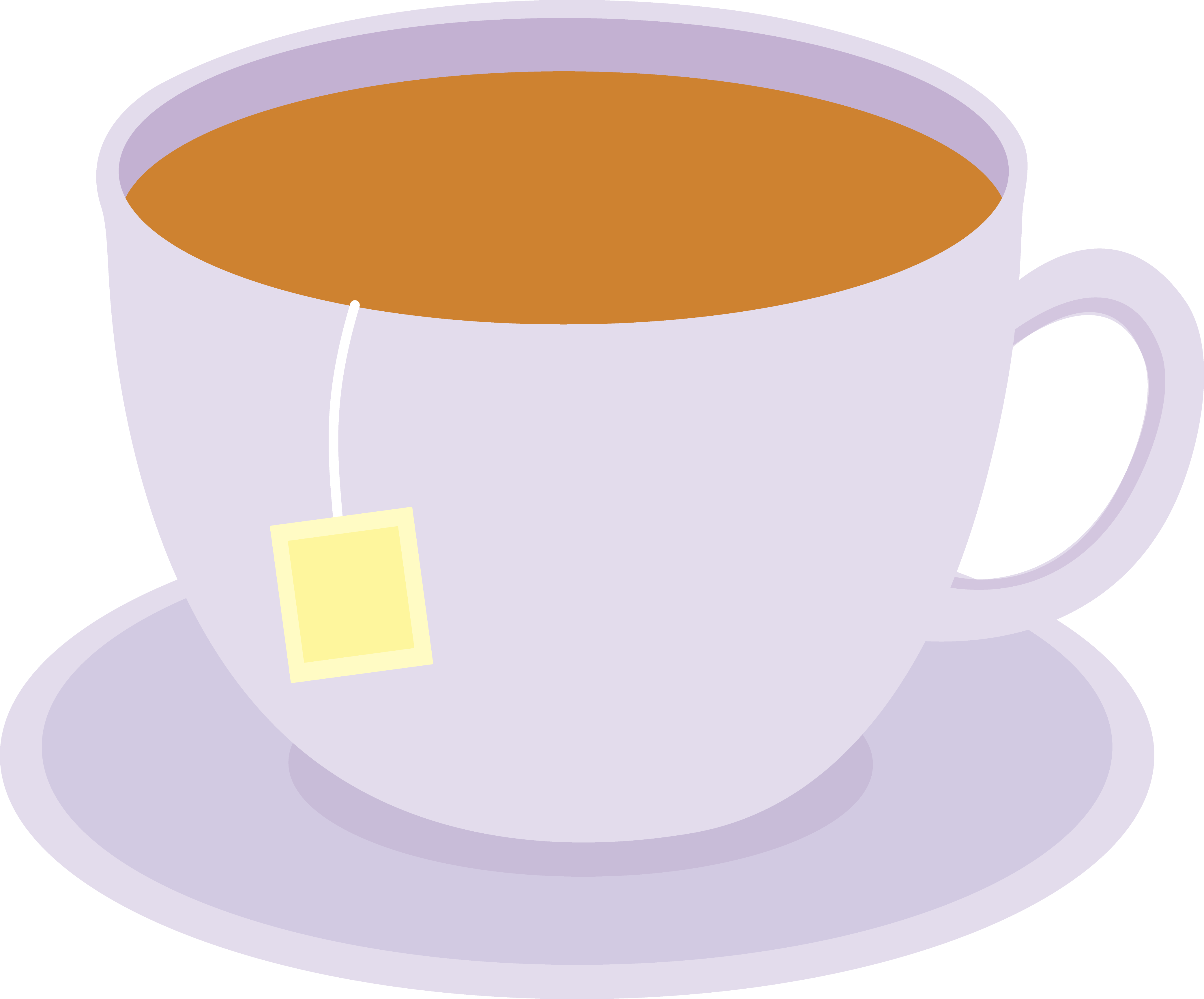 Tea Borders Free Clip Art Cup Of Sweet Tea Free Clip - Clipart Cup Of Tea (550x456), Png Download